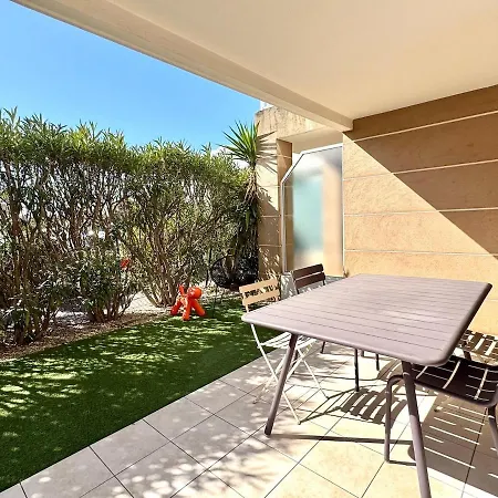 Apartmán Elegant T2 En Rez-de-jardin - Piscine - Parking Antibes